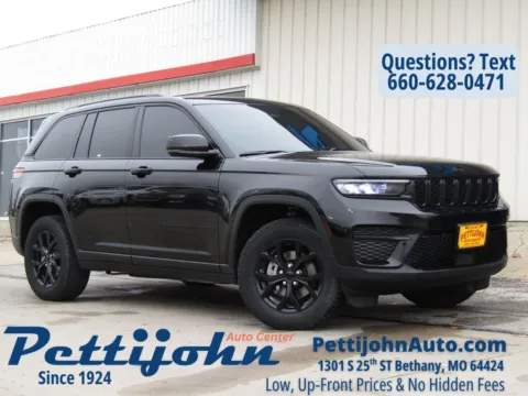 Black 2024 Jeep Grand Cherokee Altitude X for sale in Bethany, MO