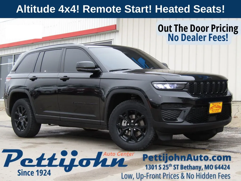 Black 2024 Jeep Grand Cherokee Altitude X for sale in Bethany, MO