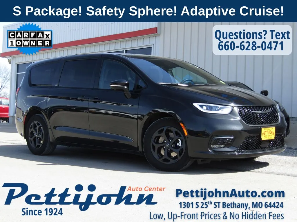 Used 2024 Chrysler Pacifica PHEV Select with VIN 2C4RC1S7XRR104092 for sale in Bethany, MO