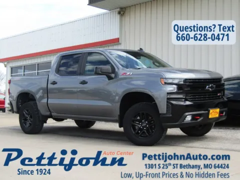 Gray 2021 Chevrolet Silverado 1500 LT Trail Boss for sale in Bethany, MO