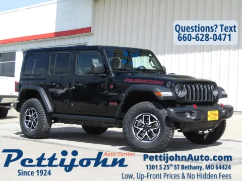 Black 2025 Jeep Wrangler Rubicon for sale in Bethany, MO