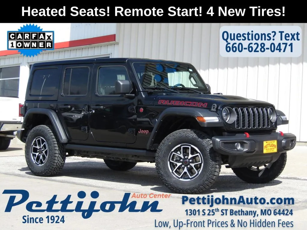 Black 2025 Jeep Wrangler Rubicon for sale in Bethany, MO