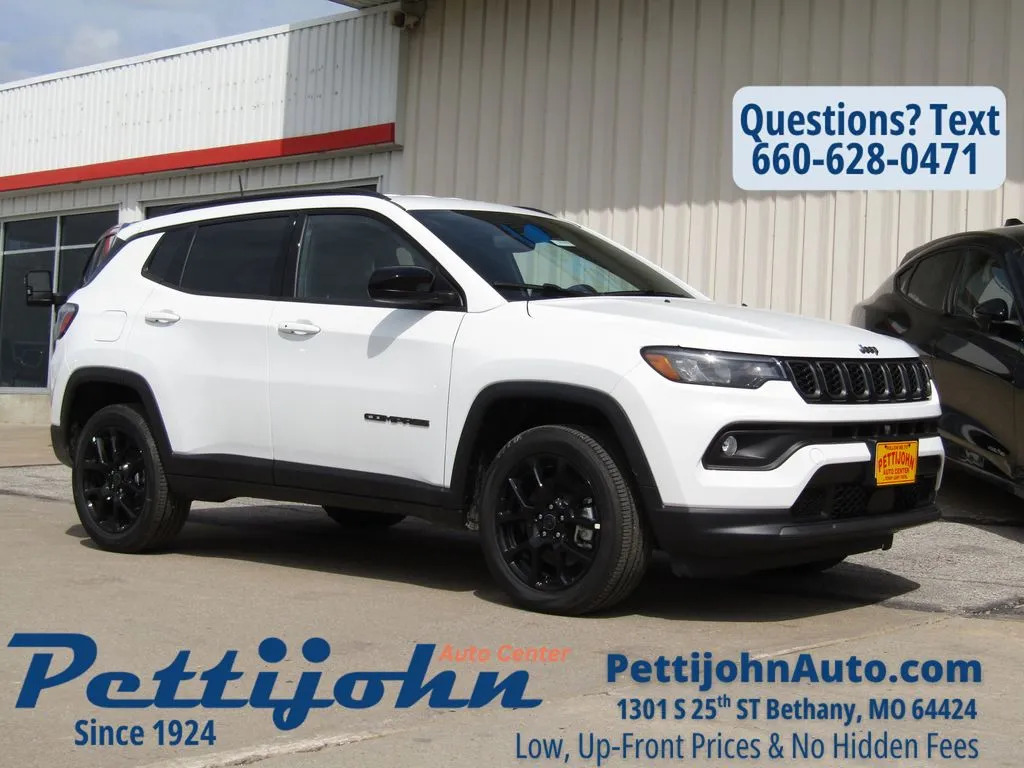 White 2026 Jeep Compass Latitude for sale in Bethany, MO