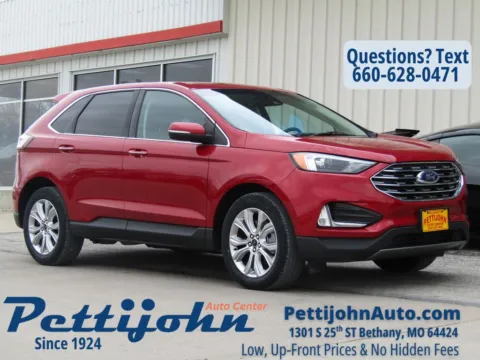 Red 2024 Ford Edge Titanium for sale in Bethany, MO