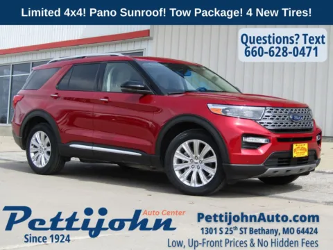 Red 2024 Ford Explorer Limited for sale in Bethany, MO
