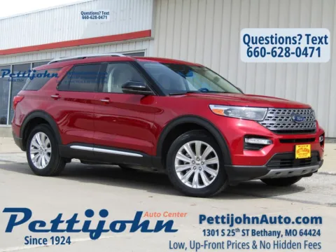 Red 2024 Ford Explorer Limited for sale in Bethany, MO