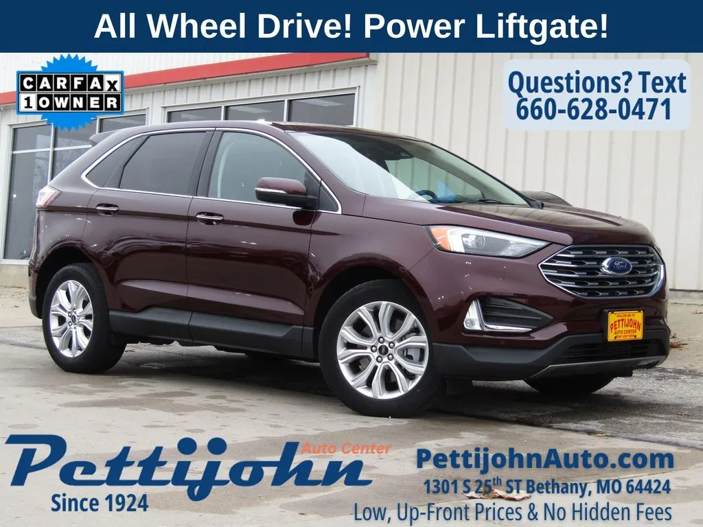 Red 2024 Ford Edge Titanium for sale in Bethany, MO