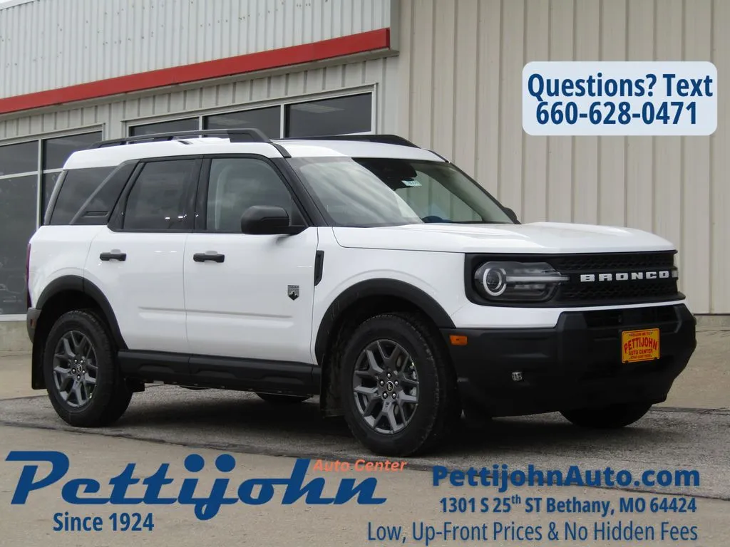 White 2026 Ford Bronco Sport Big Bend for sale in Bethany, MO