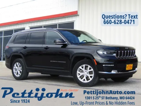 Black 2021 Jeep Grand Cherokee L Limited for sale in Bethany, MO