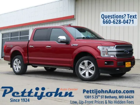 Red 2018 Ford F-150 Platinum for sale in Bethany, MO