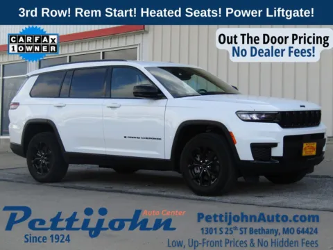 White 2024 Jeep Grand Cherokee L Altitude for sale in Bethany, MO