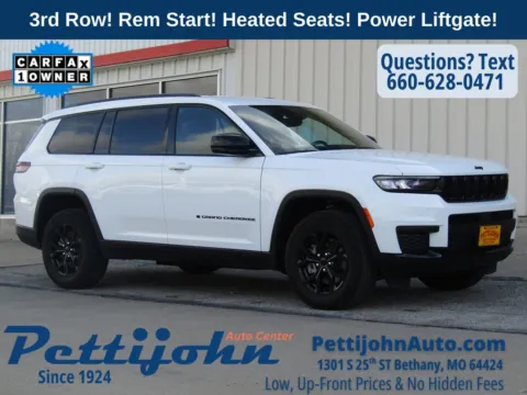 White 2024 Jeep Grand Cherokee L Altitude for sale in Bethany, MO