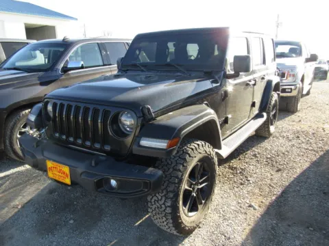 Black 2021 Jeep Wrangler Unlimited Sahara Altitude for sale in Bethany, MO