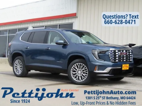 Blue 2026 GMC Acadia Denali for sale in Bethany, MO