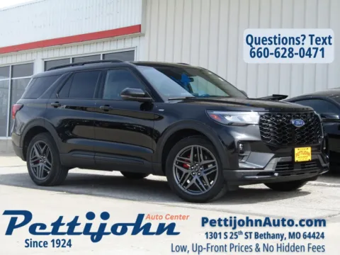 Black 2025 Ford Explorer ST-Line for sale in Bethany, MO