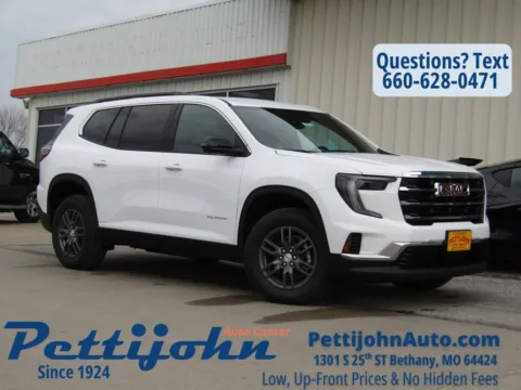 White 2026 GMC Acadia Elevation for sale in Bethany, MO