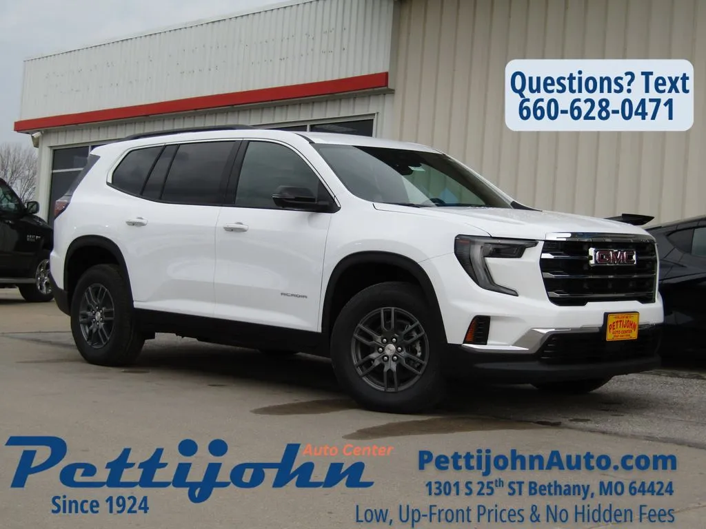 White 2026 GMC Acadia Elevation for sale in Bethany, MO