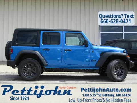 Photos of 2026 Jeep Wrangler Sport RHD for sale in Bethany, MO at Pettijohn Auto Center