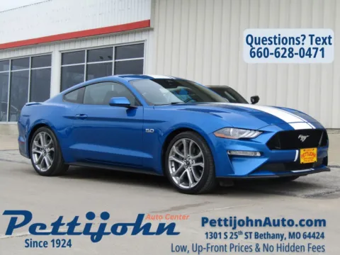 Blue 2021 Ford Mustang GT Premium for sale in Bethany, MO