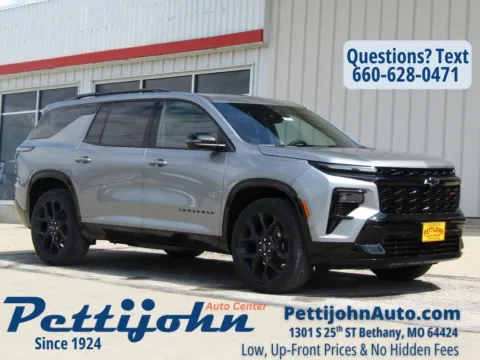 Gray 2026 Chevrolet Traverse RS for sale in Bethany, MO