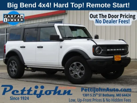 White 2025 Ford Bronco Big Bend for sale in Bethany, MO