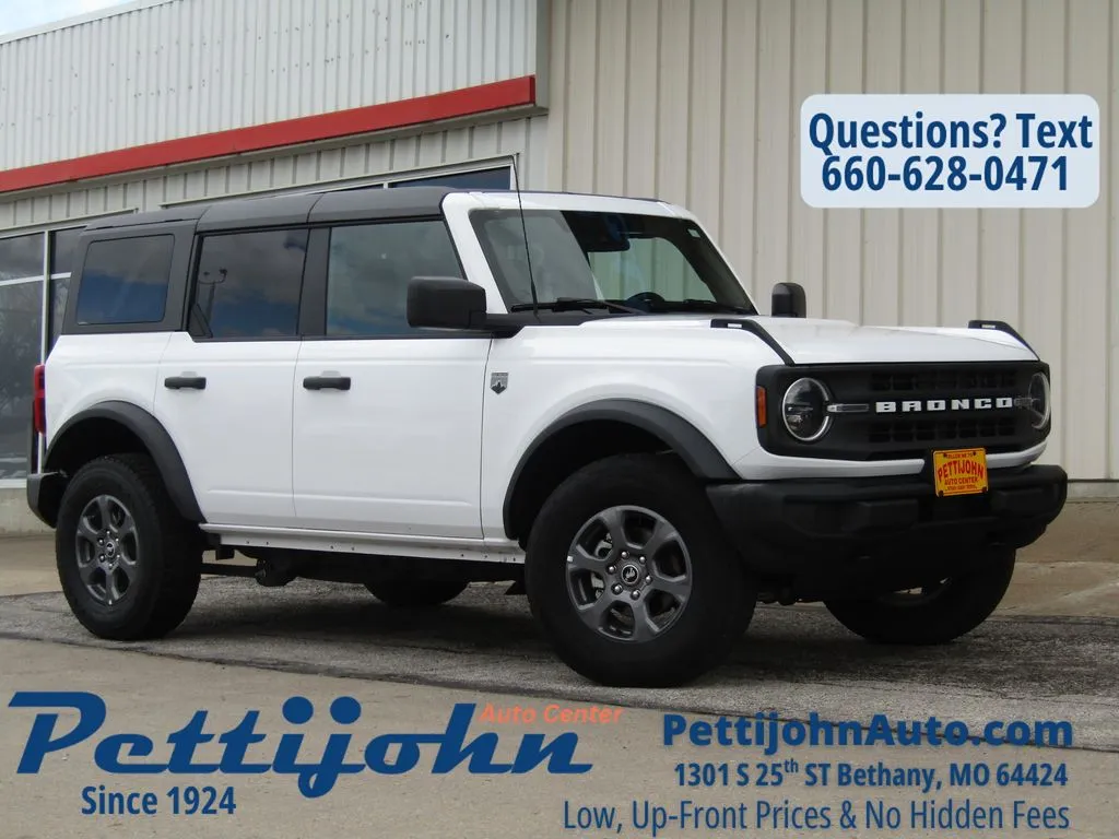 White 2025 Ford Bronco Big Bend for sale in Bethany, MO