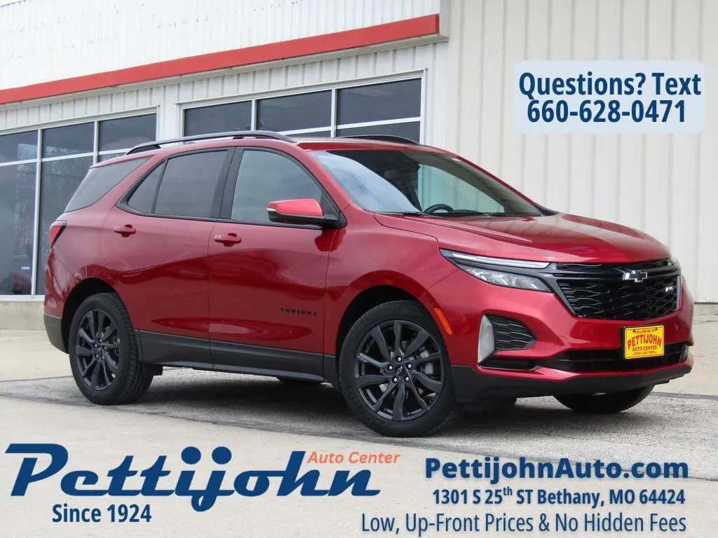 Red 2024 Chevrolet Equinox RS for sale in Bethany, MO