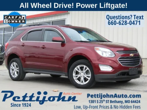Red 2017 Chevrolet Equinox LT for sale in Bethany, MO