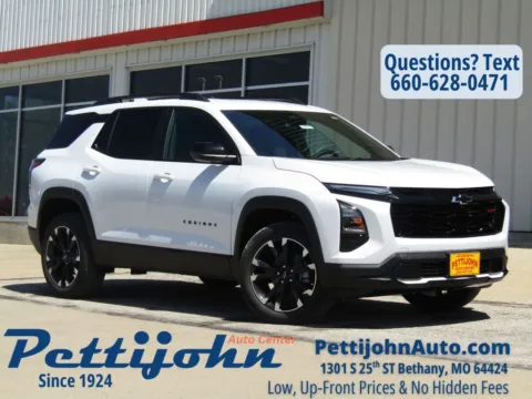 White 2026 Chevrolet Equinox RS for sale in Bethany, MO