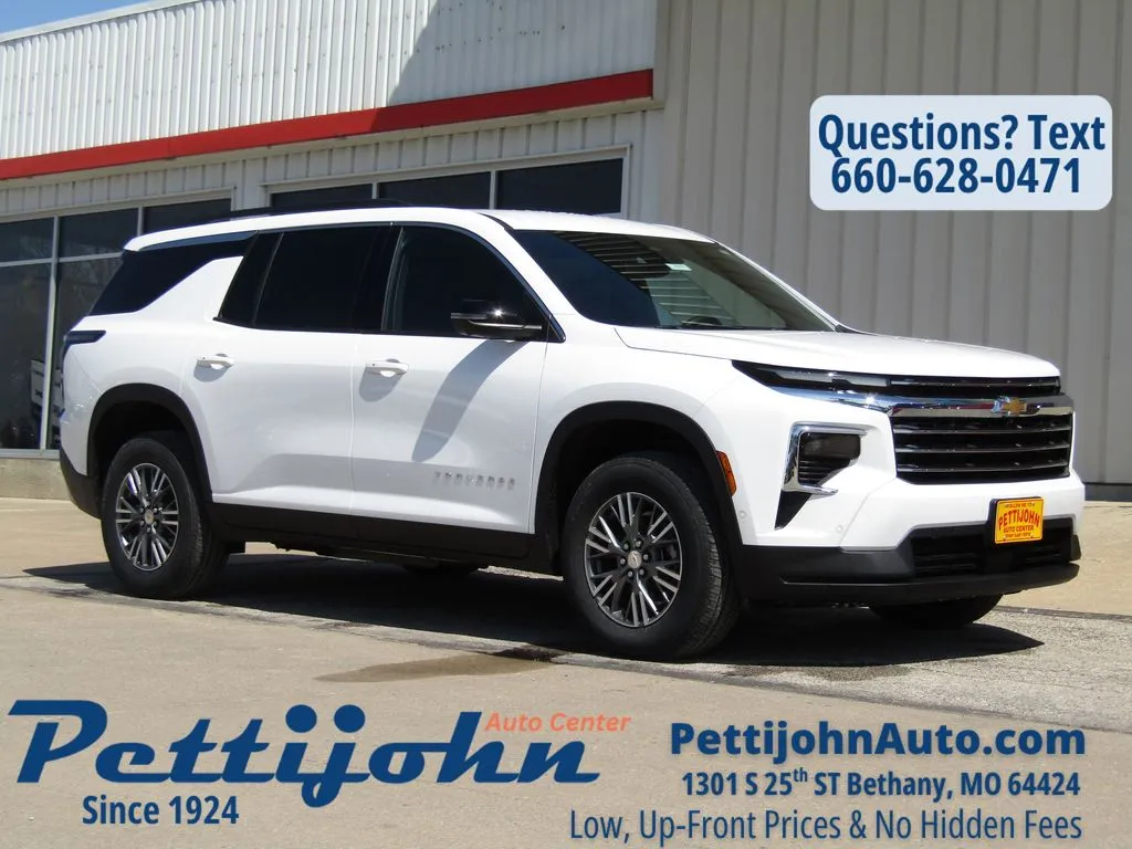 White 2026 Chevrolet Traverse LT for sale in Bethany, MO
