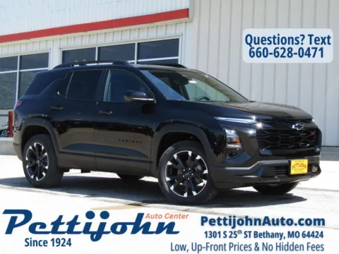 Black 2026 Chevrolet Equinox RS for sale in Bethany, MO