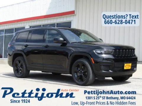 Black 2024 Jeep Grand Cherokee L Altitude X for sale in Bethany, MO