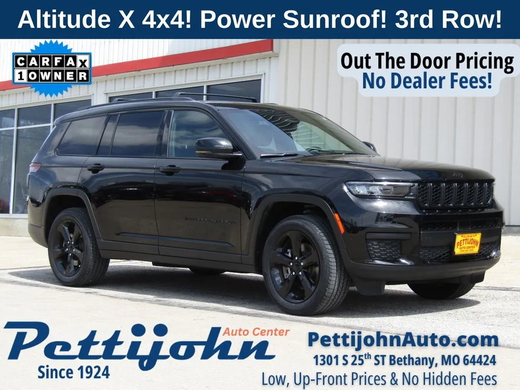 Black 2024 Jeep Grand Cherokee L Altitude X for sale in Bethany, MO