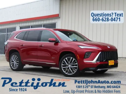 Red 2025 Buick Enclave Avenir for sale in Bethany, MO