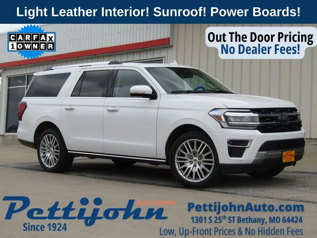 White 2024 Ford Expedition Max Limited for sale in Bethany, MO
