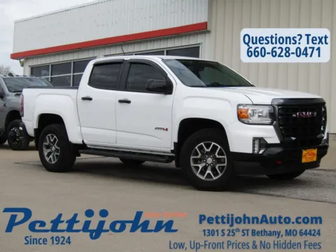 White 2022 GMC Canyon AT4 w/Leather for sale in Bethany, MO