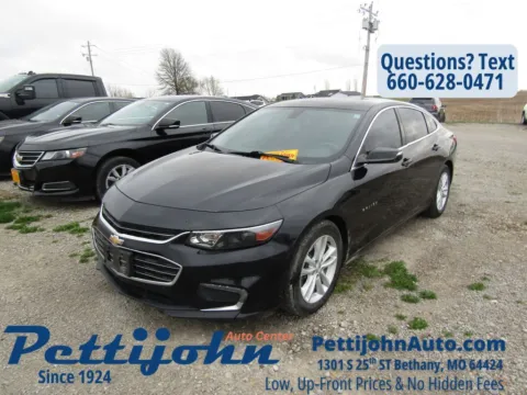 Black 2016 Chevrolet Malibu LT for sale in Bethany, MO