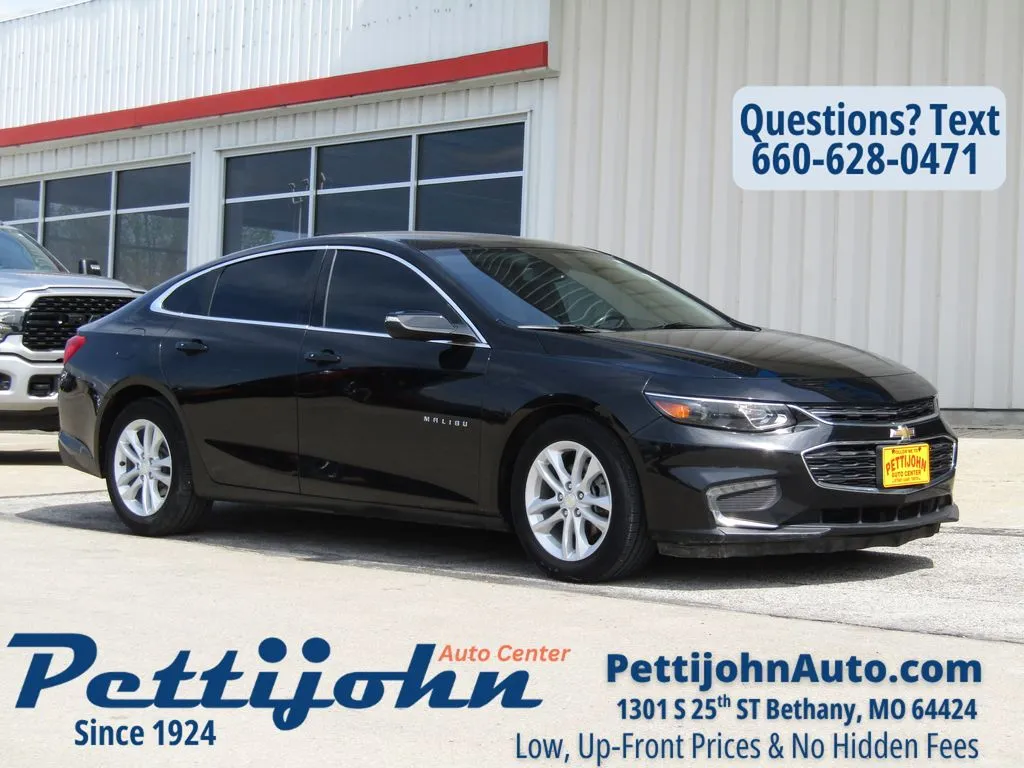 Black 2016 Chevrolet Malibu LT for sale in Bethany, MO