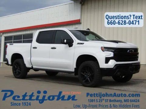 White 2026 Chevrolet Silverado 1500 LT Trail Boss for sale in Bethany, MO