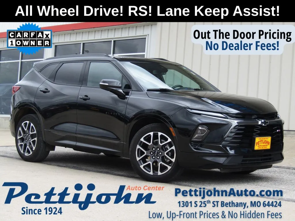Used 2025 Chevrolet Blazer RS with VIN 3GNKBKRS4SS214088 for sale in Kansas City