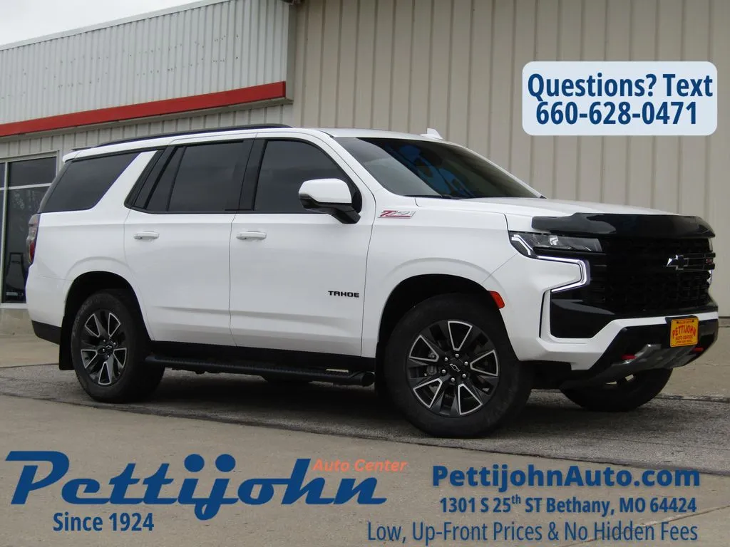 White 2023 Chevrolet Tahoe Z71 for sale in Bethany, MO