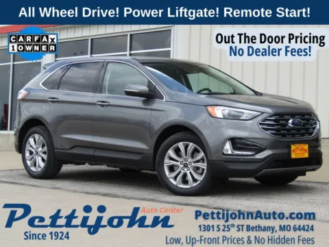 Gray 2023 Ford Edge Titanium for sale in Bethany, MO