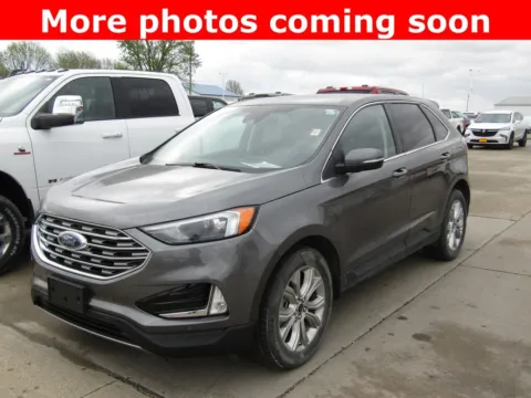 Gray 2023 Ford Edge Titanium for sale in Bethany, MO