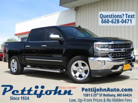 Black 2016 Chevrolet Silverado 1500 LTZ for sale in Bethany, MO