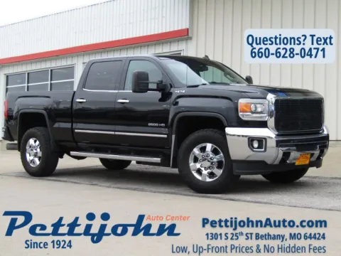Black 2015 GMC Sierra 2500HD SLT for sale in Bethany, MO