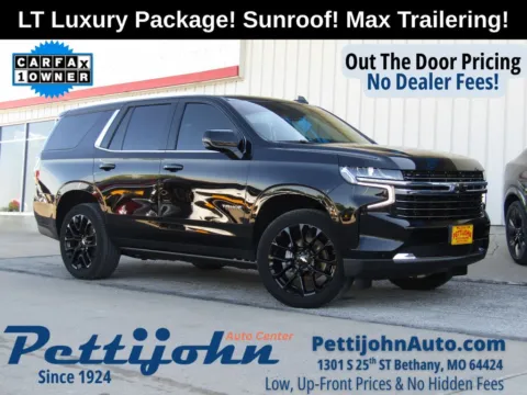 Black 2022 Chevrolet Tahoe LT for sale in Bethany, MO