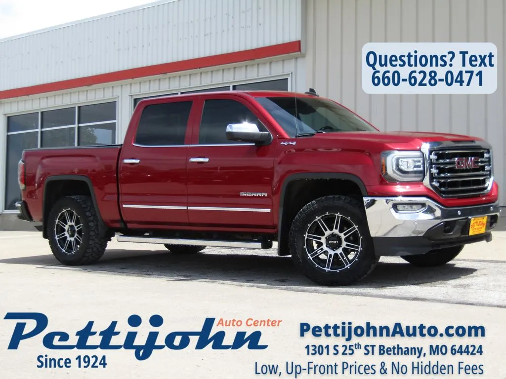 Used 2018 GMC Sierra 1500 SLT with VIN 3GTU2NEC5JG620710 for sale in Kansas City