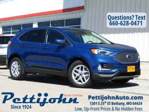 Blue 2024 Ford Edge SEL for sale in Bethany, MO