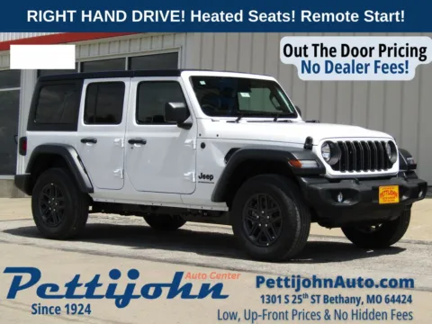 White 2026 Jeep Wrangler Sport RHD for sale in Bethany, MO