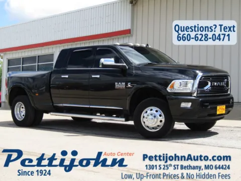 Black 2017 Ram 3500 Laramie Longhorn for sale in Bethany, MO